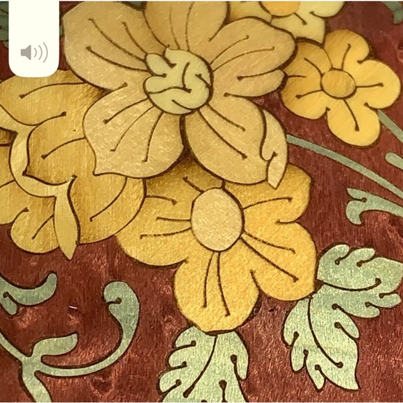 Alice Sturzinger Romance Italy Burl Swiss Movement Music Box Floral Design + Key - Picture 2 of 10